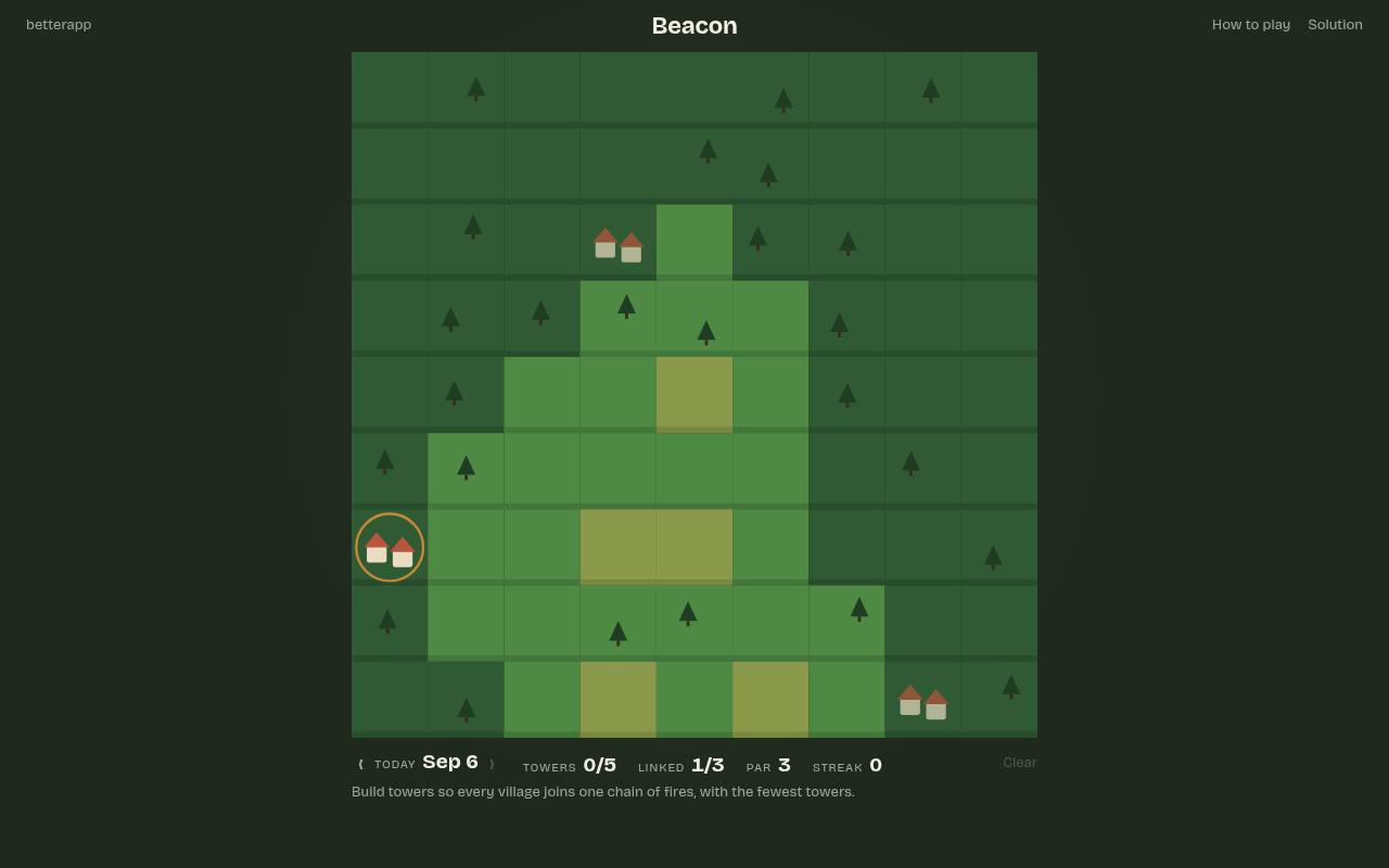 Screenshot of Beacon