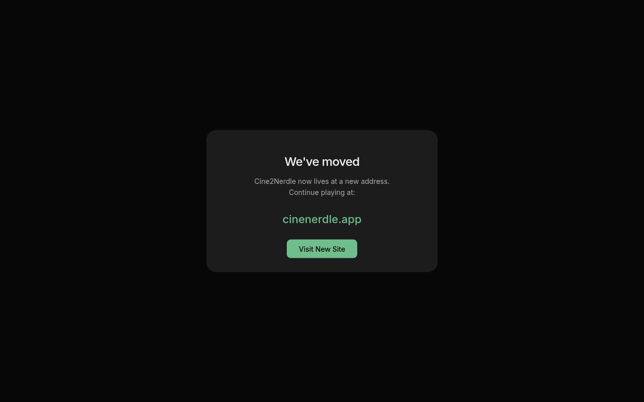 Screenshot of Cine2Nerdle