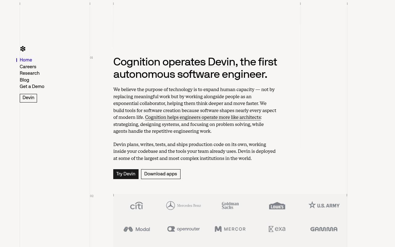 Screenshot of Cognition