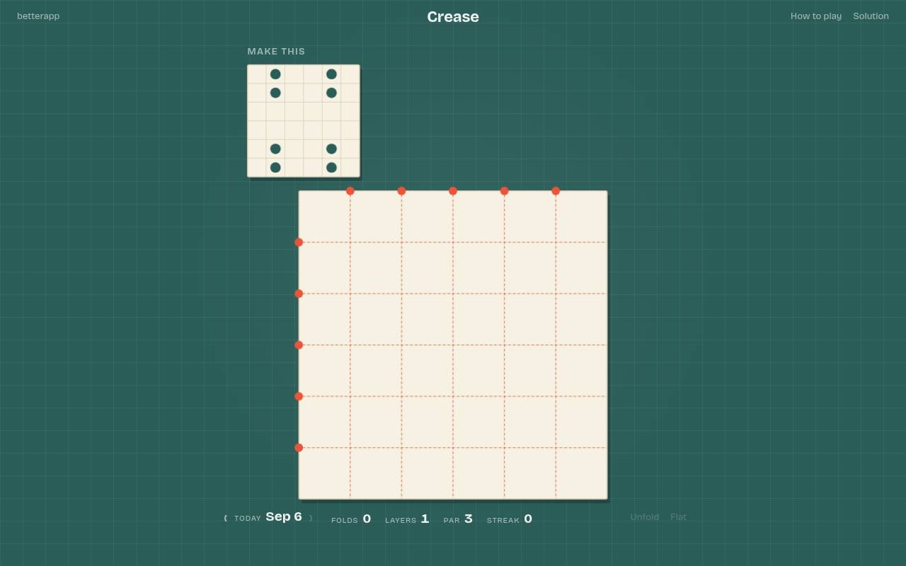 Screenshot of Crease