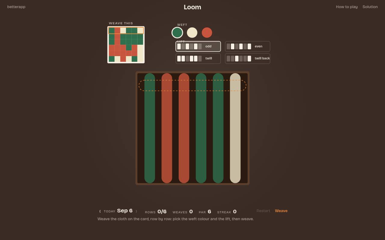 Screenshot of Loom