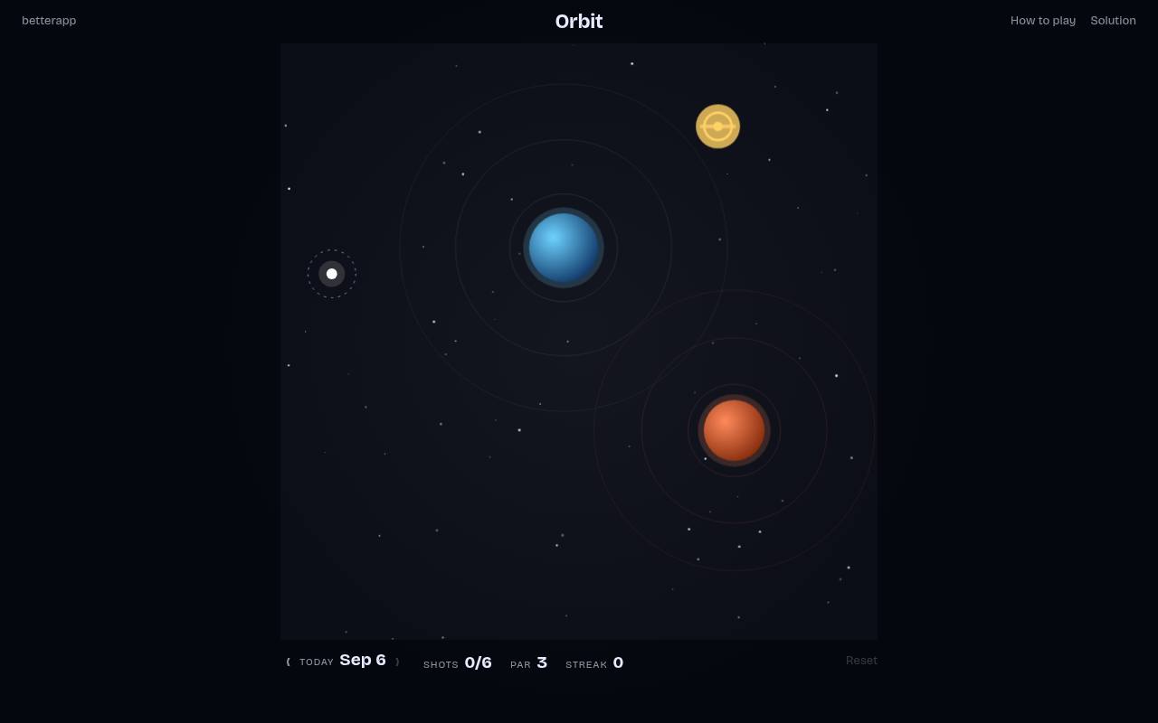 Screenshot of Orbit