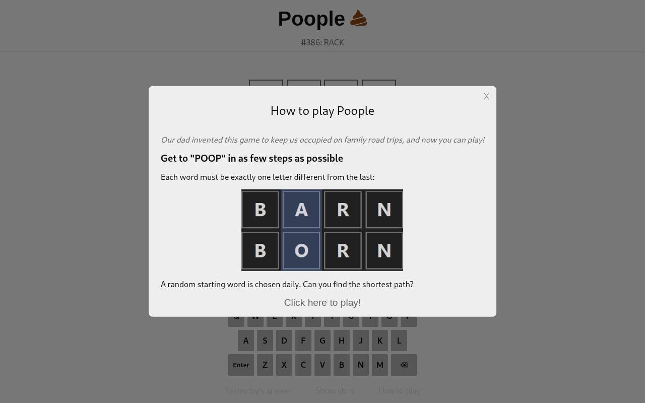 Screenshot of Poople