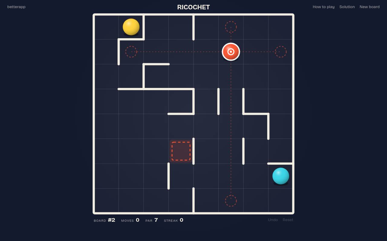 Screenshot of Ricochet