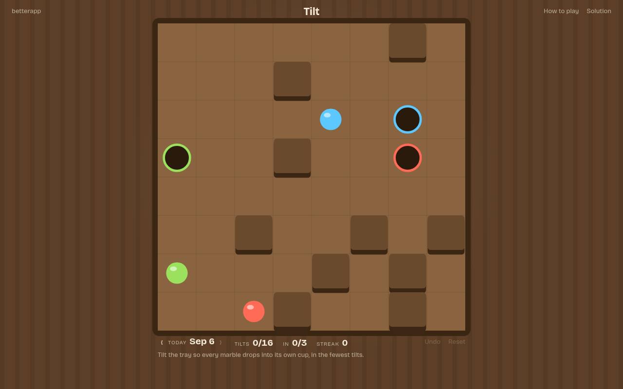 Screenshot of Tilt