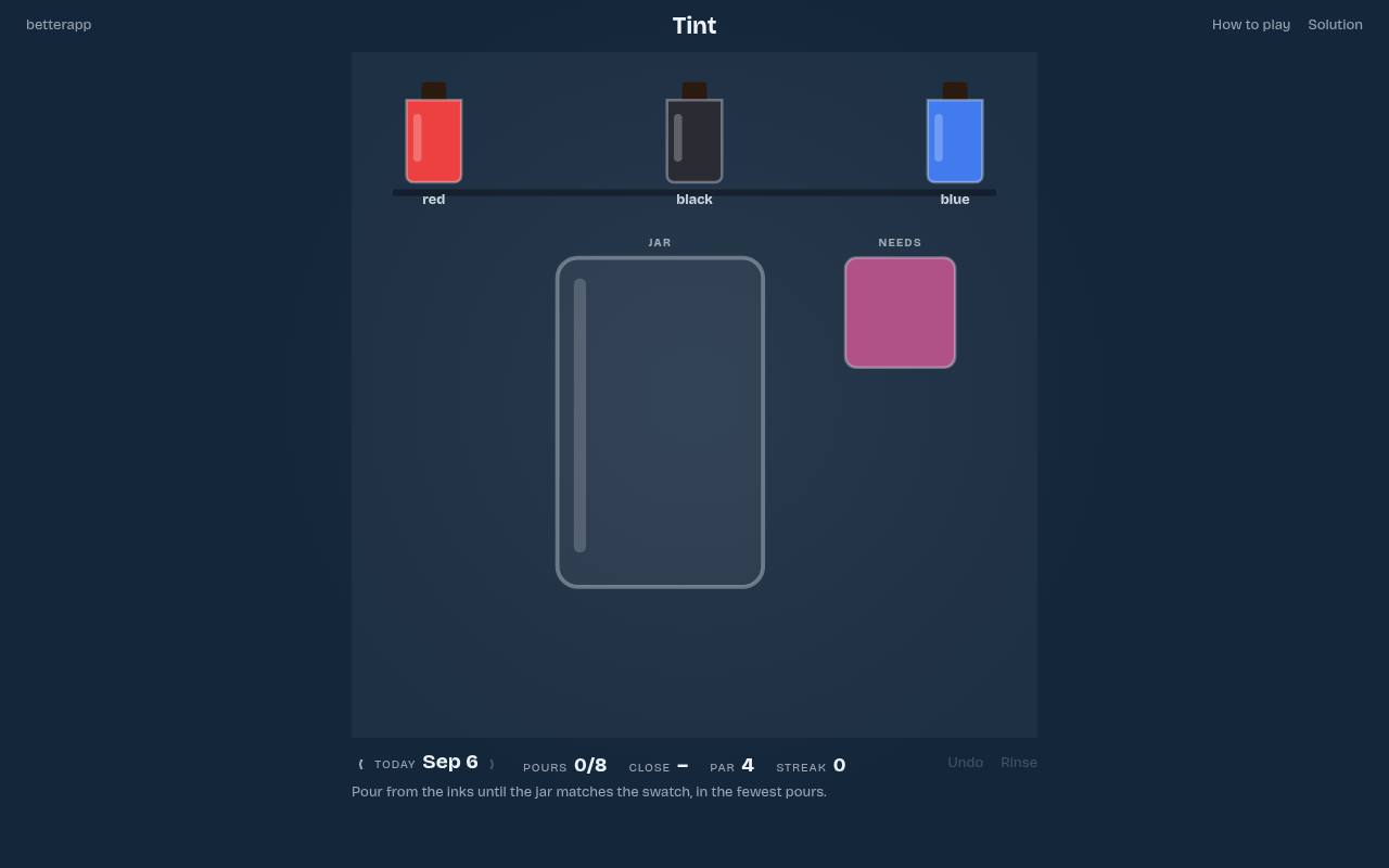 Screenshot of Tint