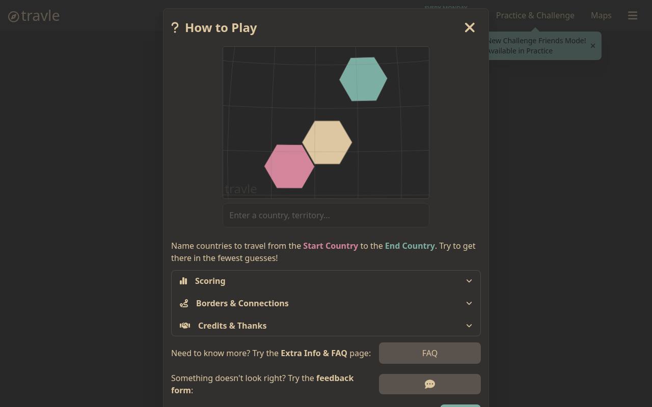 Screenshot of Travle